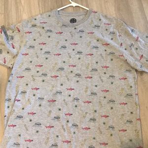 Maui shark TShirt for men gray